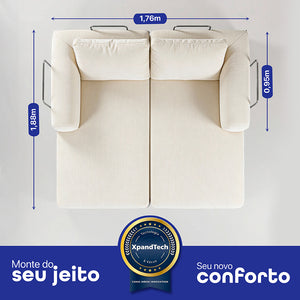 Sofá Cama SmartBox AirPress XpandTech a Vácuo Cama inBox