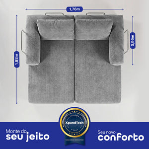 Sofá Cama SmartBox AirPress XpandTech a Vácuo Cama inBox
