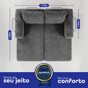 Sofá Cama SmartBox AirPress XpandTech a Vácuo Cama inBox