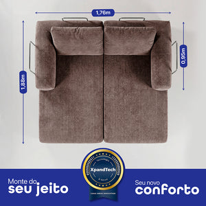 Sofá Cama SmartBox AirPress XpandTech a Vácuo Cama inBox