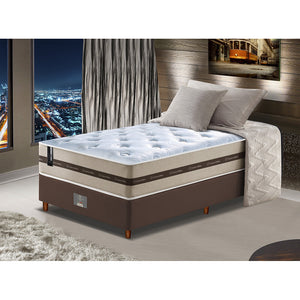 Conjunto Cama Box Com Molas Ensacadas Cama inBox Select Basic