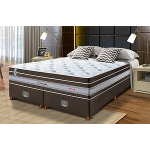 Conjunto Cama Box de Molas Ensacadas Cama inBox Select Euro Soft