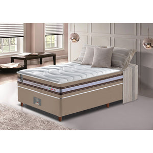 Conjunto Cama Box de Molas Ensacadas D33 Cama inBox Select Firme