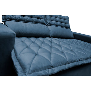 0 - Conjunto de Sofá 3 e 2 Lugares Retrátil e Reclinável Cama inB