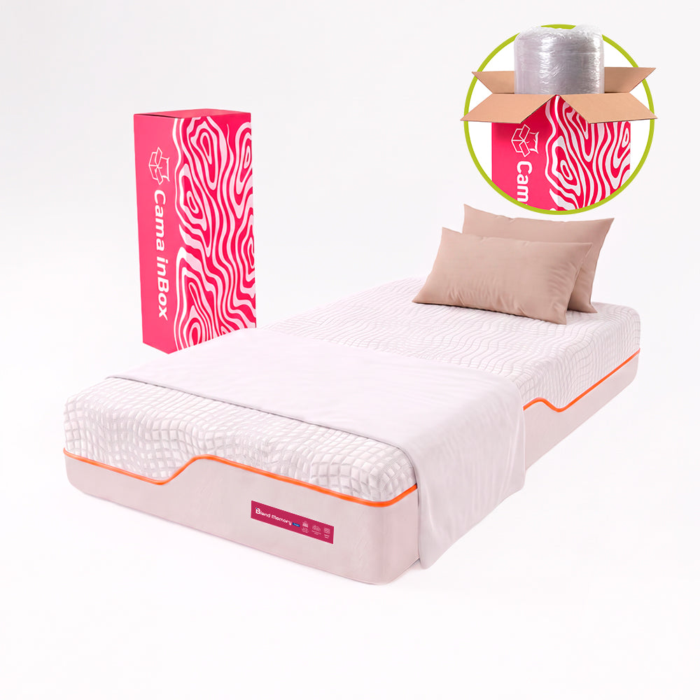 Colchão Blend Memory Fresh com Espuma Viscoelástico Cama inBox