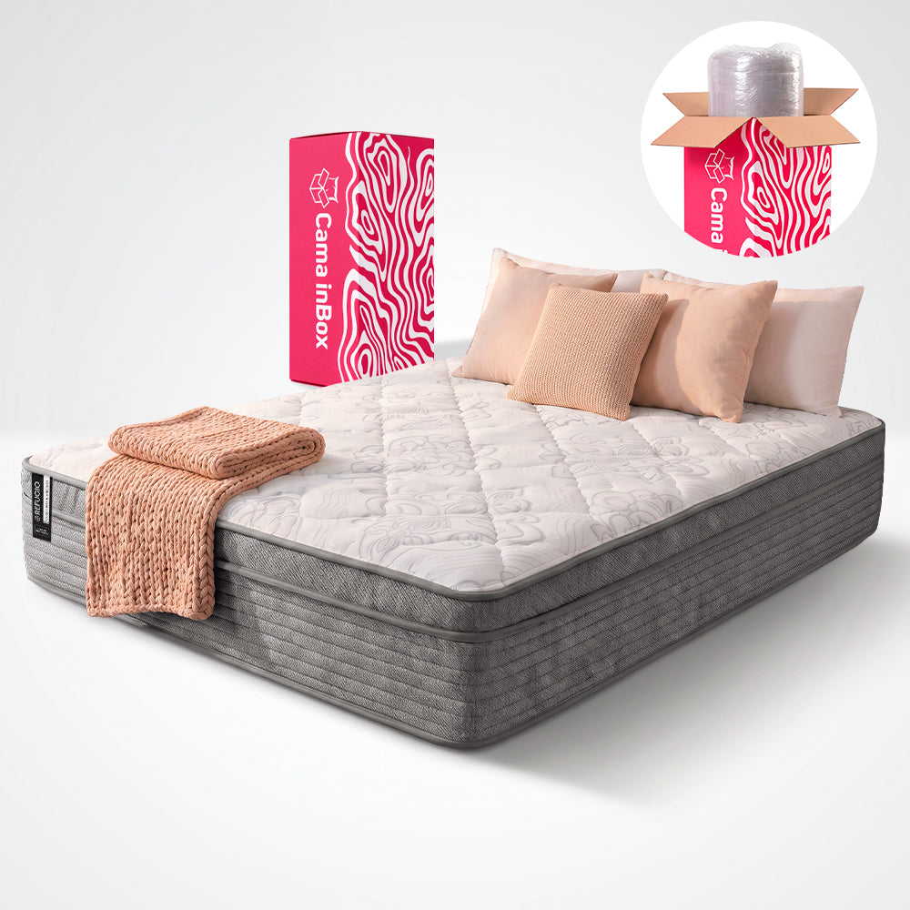 Colchão Refúgio Boost Tech de Molas Ensacadas Cama inBox
