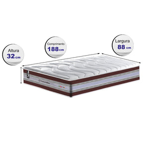 Colchão de Molas Ensacadas D33 Cama inBox Select Firme