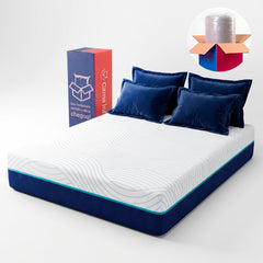 Colchão de Molas Ensacadas a Vácuo Boost Tech Memory Fresh Waterfall Cama inBox