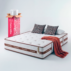 Colchão de Molas Ensacadas a Vácuo Wood Cama inBox