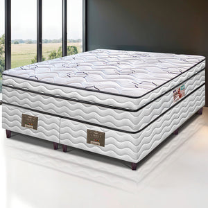 Cama Box Moderne One Face Espuma D45 Branco Cama inBox