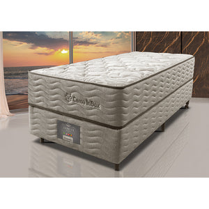 Cama Box Colchão Euro + Box Molas Ensacadas Cama inBox Ocean