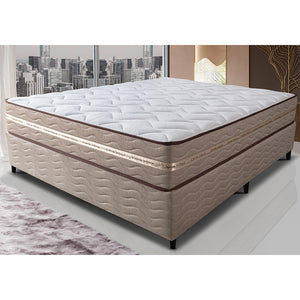 Cama Box (Colchão + Box) de Molas Ensacadas Cama inBox Smart Gold