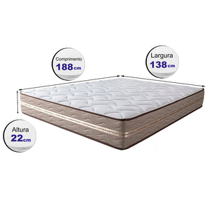 Colchão de Molas Ensacadas Cama inBox Smart Gold