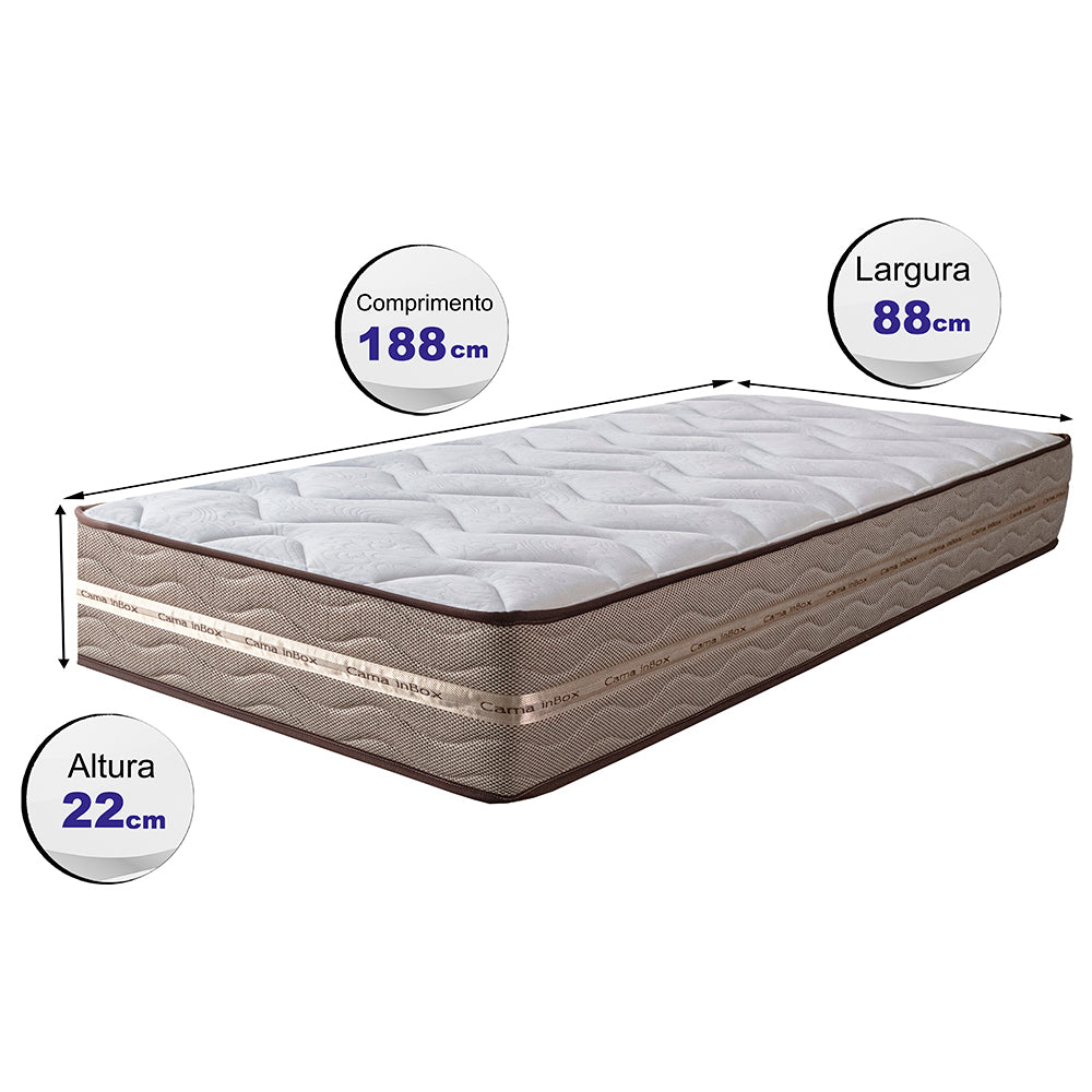 Colchão de Molas Ensacadas Cama inBox Smart Gold