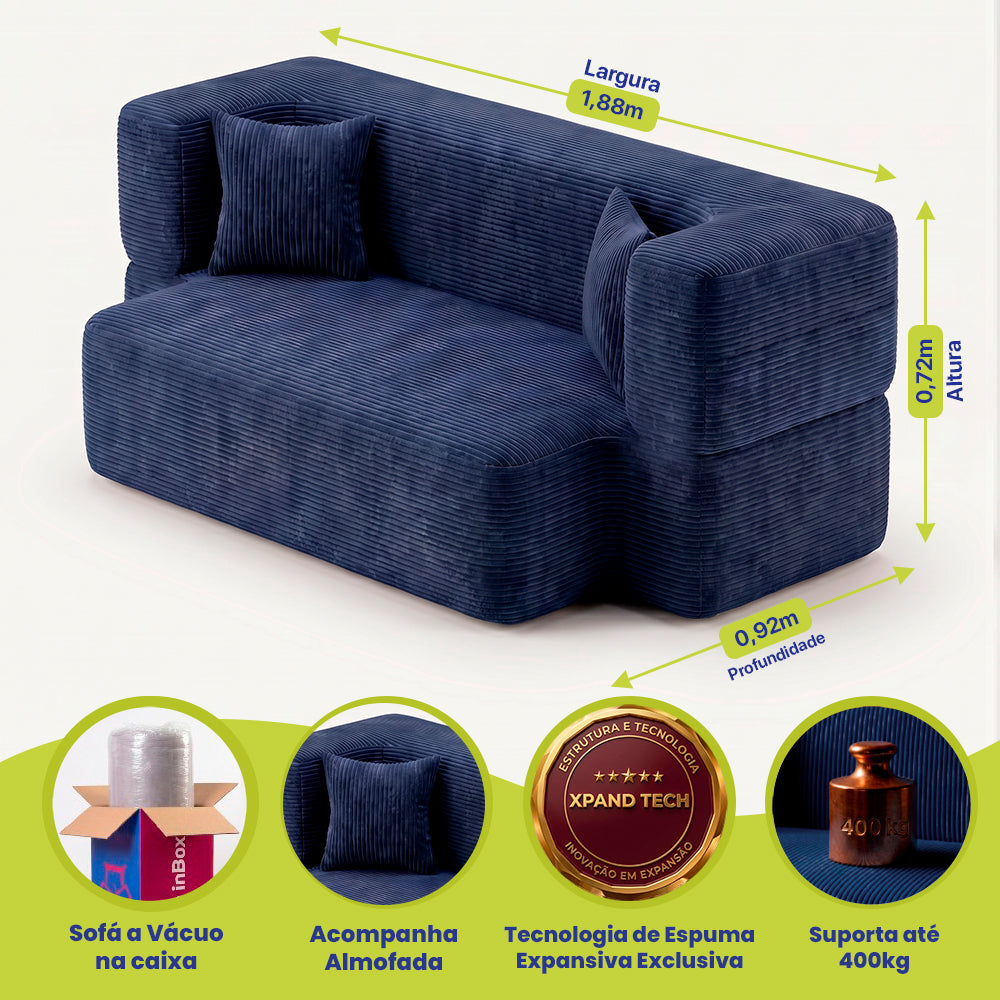 Sofá Cama Nômade Xpand Tech