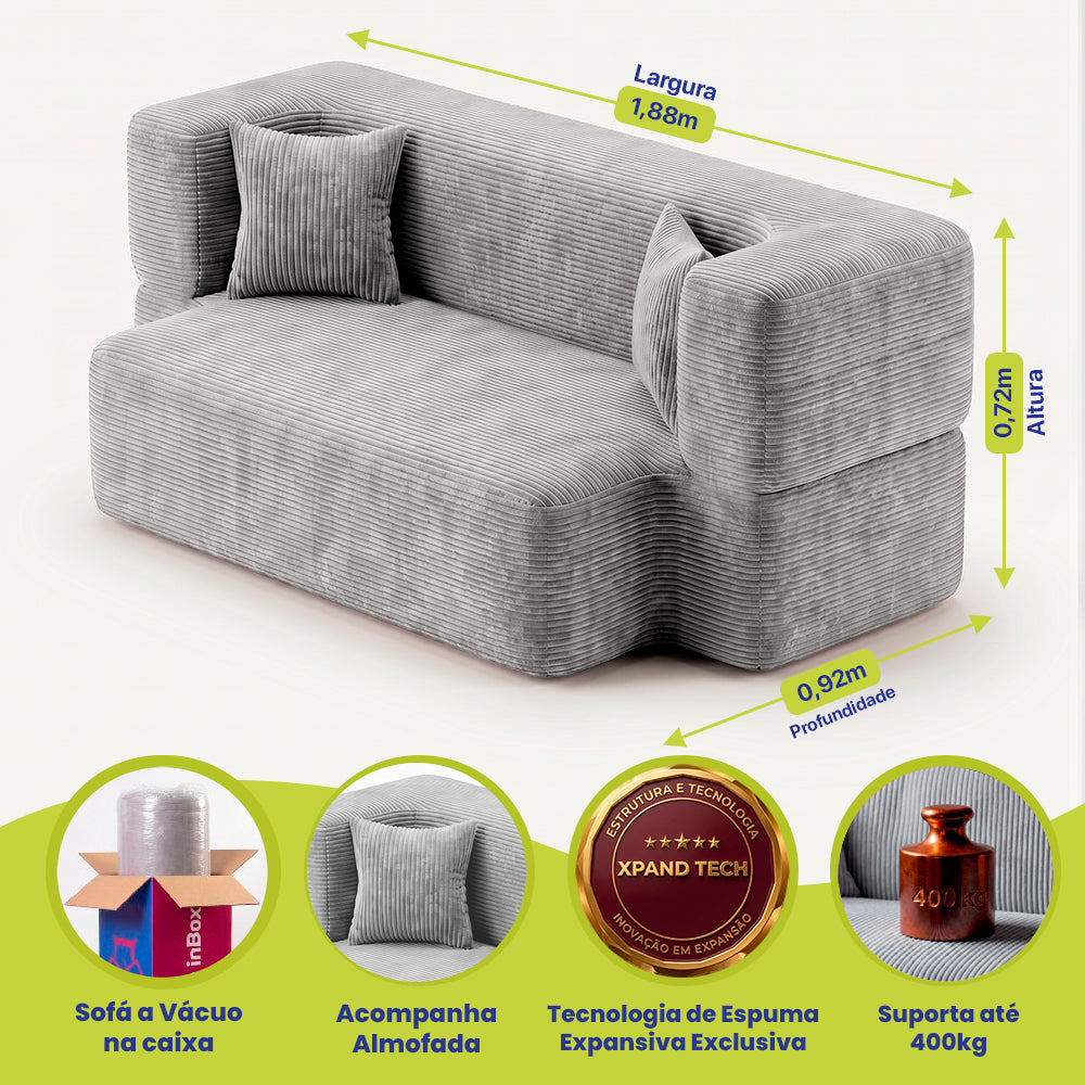 Sofá Cama Nômade Xpand Tech