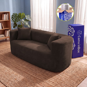 Sofá Solace Xpand Tech a Vácuo Velourê Cama inBox