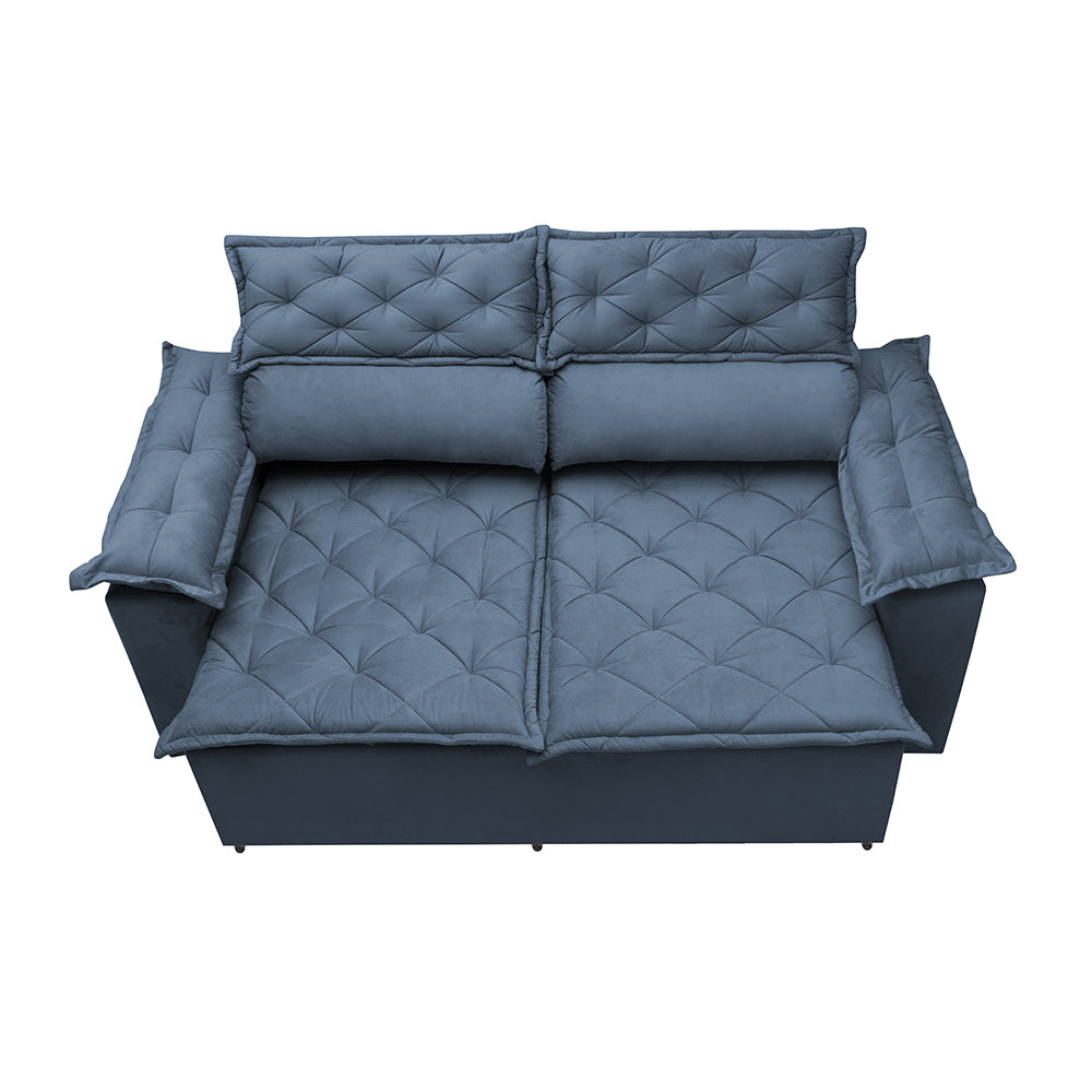 0 - Sofá 3 Lugares Retrátil e Reclinável Cama inBox Compact 1,80m