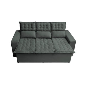 0 - Sofá 3 Lugares Retrátil e Reclinável Cama inBox Slim 2,00m Ve