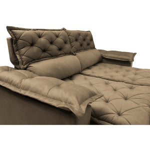 Conjunto de Sofá 3 e 2 Lugares Retrátil e Reclinável Cama inBox Compact