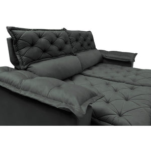 Conjunto de Sofá 3 e 2 Lugares Retrátil e Reclinável Cama inBox Compact