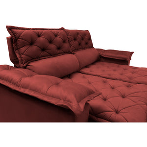 Conjunto de Sofá 3 e 2 Lugares Retrátil e Reclinável Cama inBox Compact