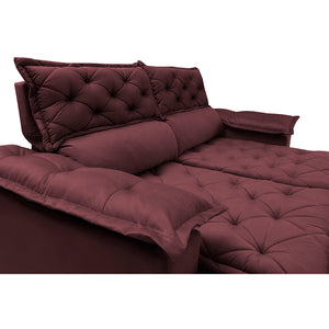 Conjunto de Sofá 3 e 2 Lugares Retrátil e Reclinável Cama inBox Compact