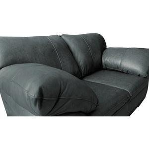 Sofá de Couro Legítimo Cama inBox Monterrey