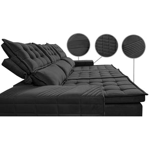 Sofá 3 Lugares Retrátil e Reclinável Cama inBox Senses 2,00m Velusoft