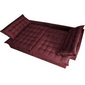 0 - Sofá Retrátil Reclinável e Cama 2,15m Cama inBox Flex Suede V