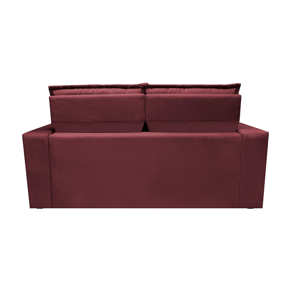 0 - Sofá 3 Lugares Retrátil e Reclinável Cama inBox Slim 1,80m Ve