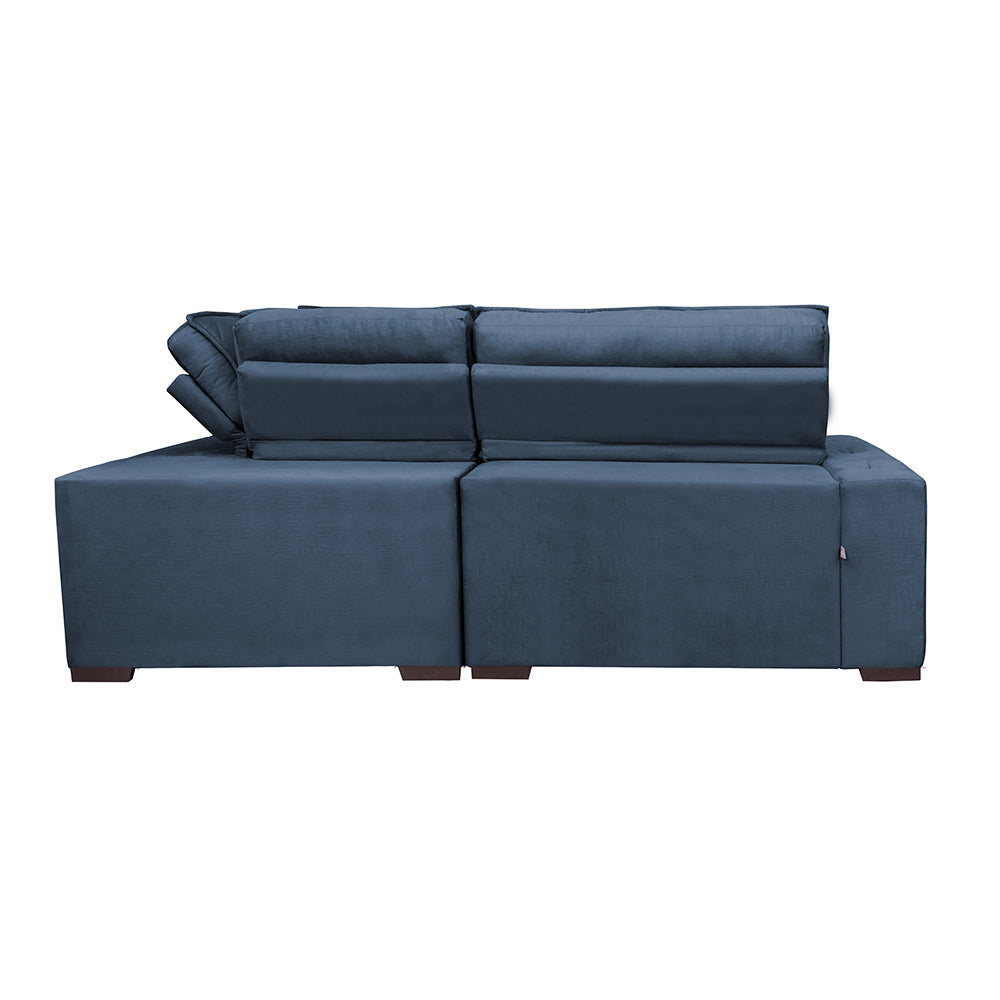 0 - Sofa de Canto Retrátil e Reclinável com Molas Cama inBox Aust