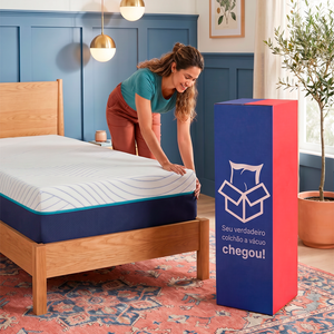 Colchão de Molas Ensacadas a Vácuo Boost Tech Memory Fresh Waterfall Cama inBox