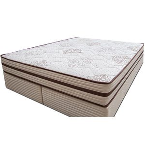 Cama Box Livity com Molas Ensacadas Bege Cama inBox