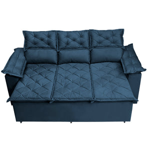 Conjunto de Sofá 3 e 2 Lugares Retrátil e Reclinável Cama inBox Compact