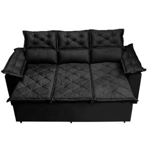 Conjunto de Sofá 3 e 2 Lugares Retrátil e Reclinável Cama inBox Compact