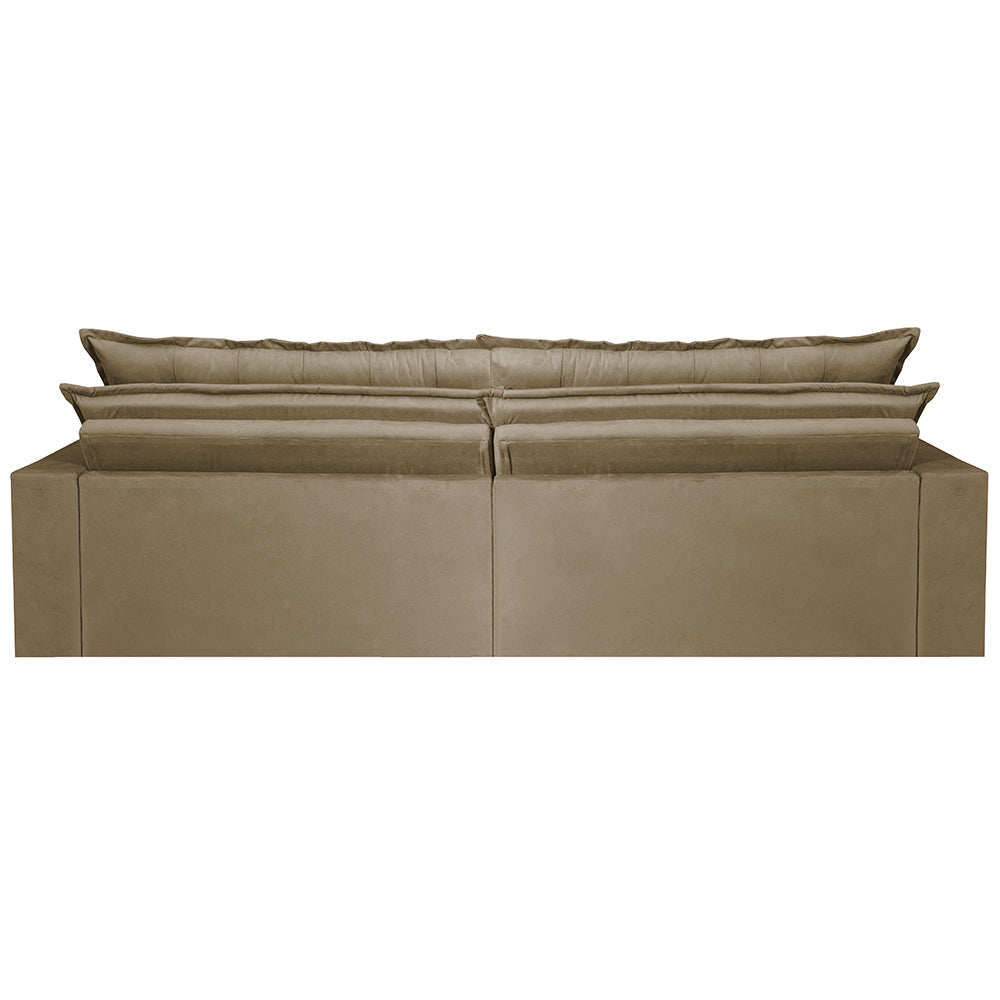 0 - Sofá Retrátil Reclinável e Cama 2,15m Cama inBox Flex Suede V