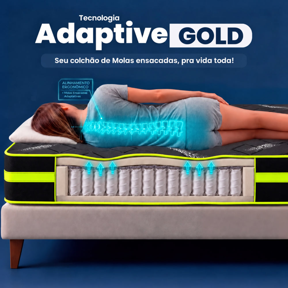 Colchão de Molas Ensacadas a Vácuo Green Cama inBox