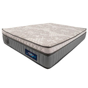 Cama Box Colchão Euro Pillow + Box Molas Ensacadas Cama inBox Frost ThermoGel