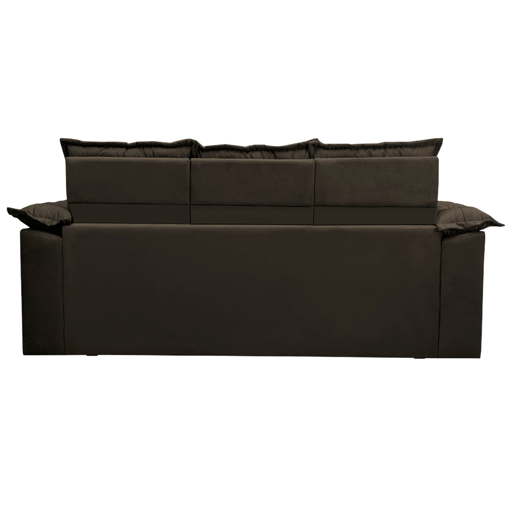 Conjunto de Sofá 3 e 2 Lugares Retrátil e Reclinável Cama inBox Compact