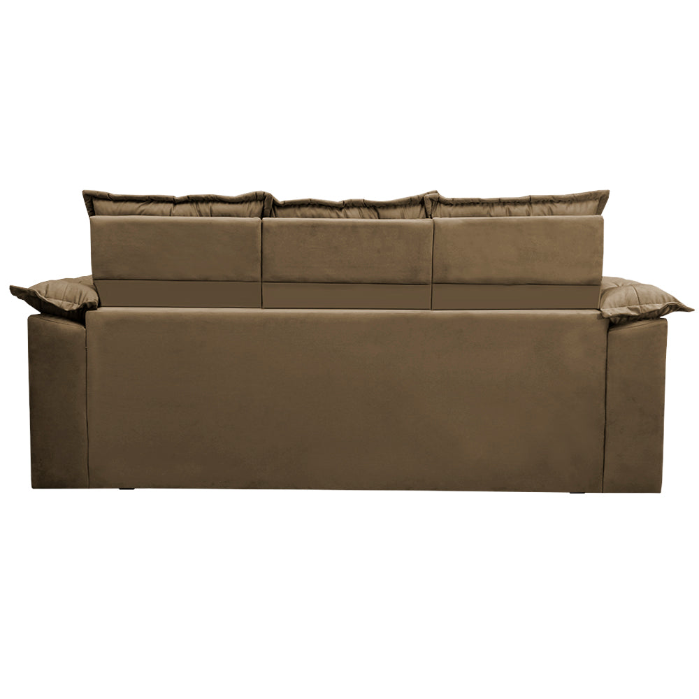 Conjunto de Sofá 3 e 2 Lugares Retrátil e Reclinável Cama inBox Compact