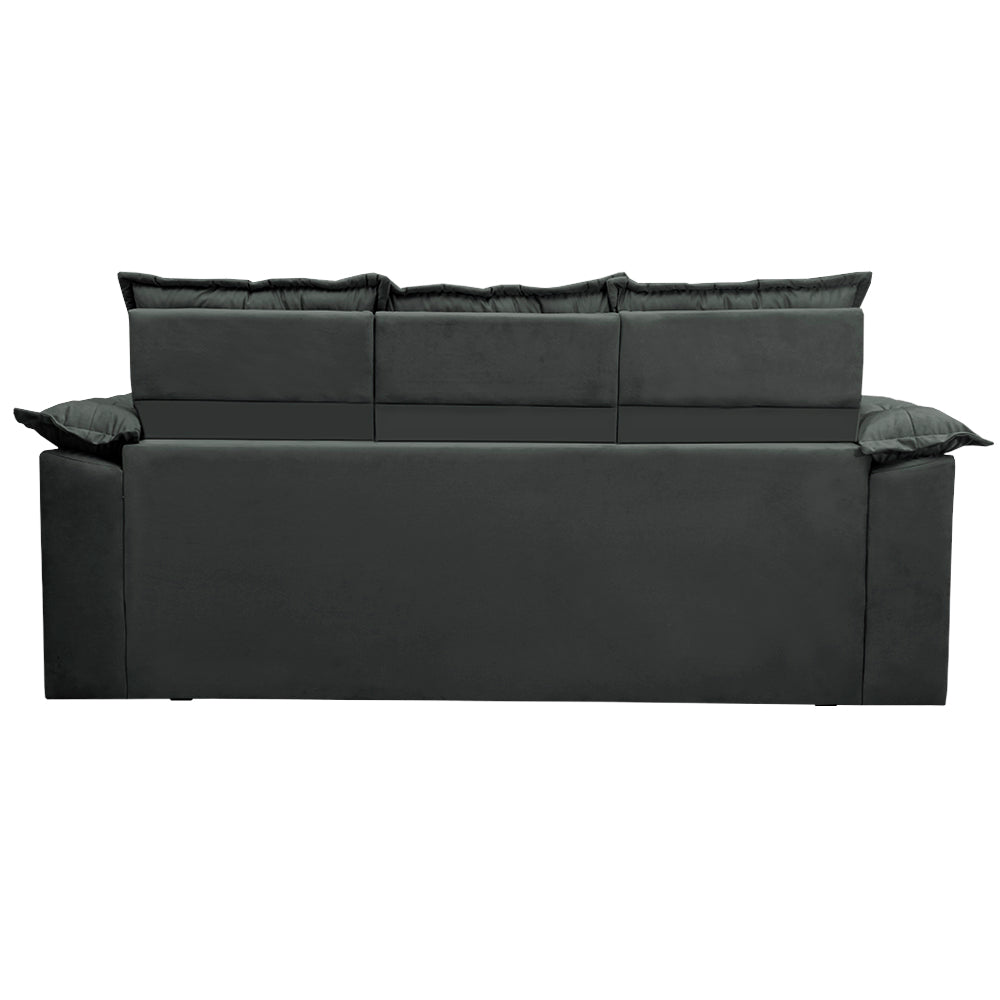 Conjunto de Sofá 3 e 2 Lugares Retrátil e Reclinável Cama inBox Compact