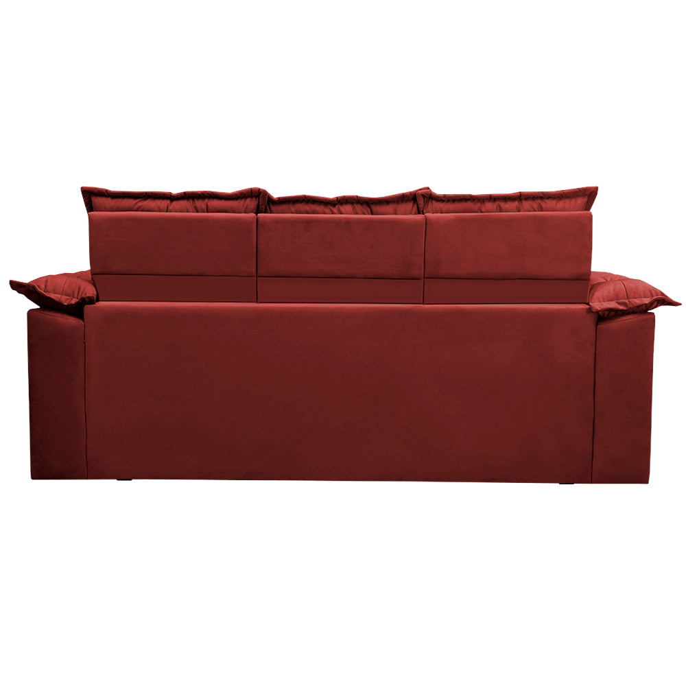 Conjunto de Sofá 3 e 2 Lugares Retrátil e Reclinável Cama inBox Compact