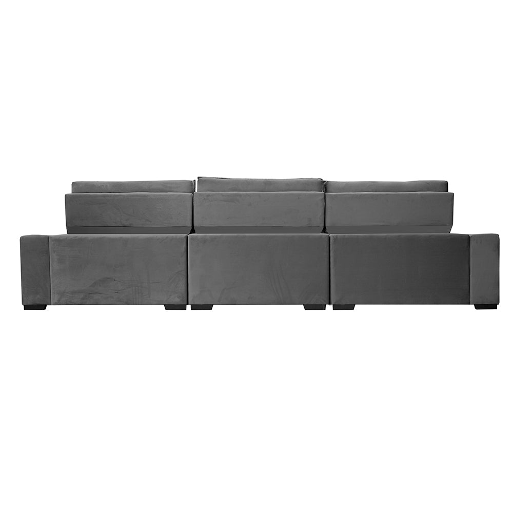 Sofá Retrátil e Reclinável Cama inBox Big Puffer com SoftGel D40 Velupluma