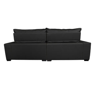 Sofá de Courino Retrátil e Reclinável Cama inBox Bourbon SoftGel D40