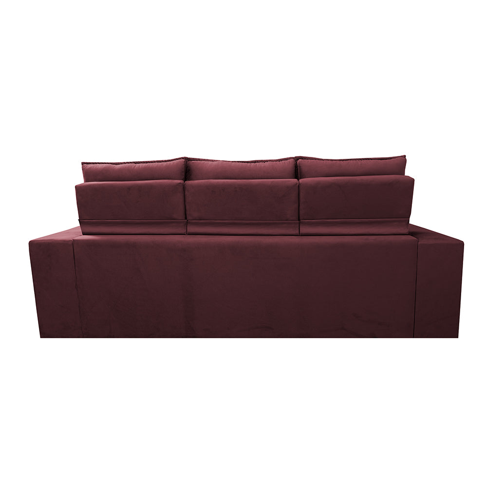Sofá 3 Lugares Retrátil e Reclinável Cama inBox Senses 2,00m Velusoft