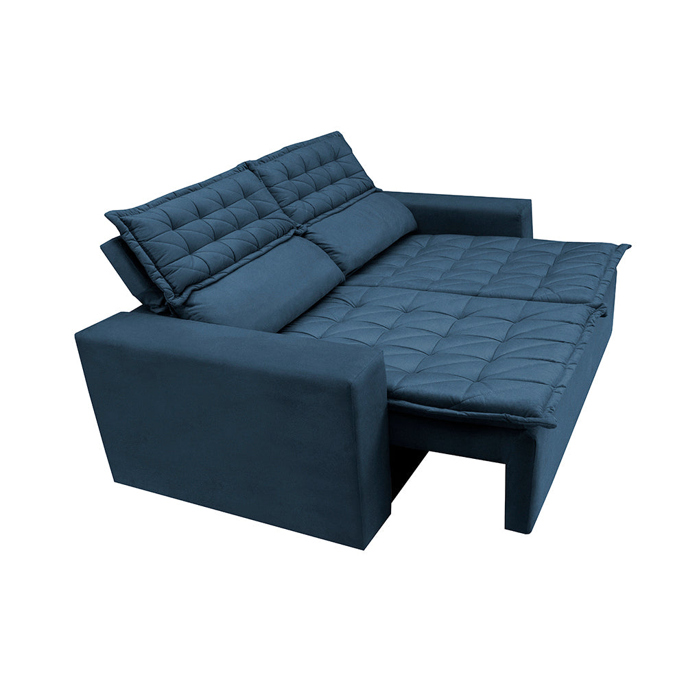 0 - Conjunto de Sofá 3 e 2 Lugares Retrátil e Reclinável Cama inB