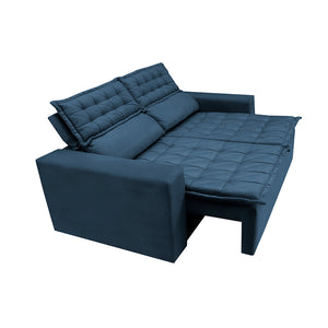 0 - Conjunto de Sofá 3 e 2 Lugares Retrátil e Reclinável Cama inB