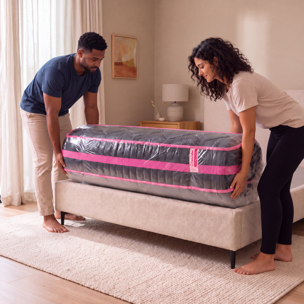 Colchão de Molas Ensacadas a Vácuo Pink Cama inBox