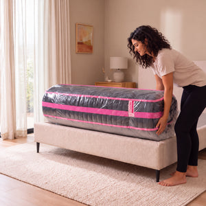 Colchão de Molas Ensacadas a Vácuo Pink Cama inBox